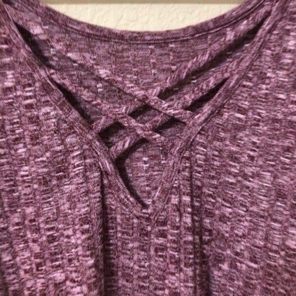 Urban Girl Top Long Sleeve Strap Back Shirt NWT - Picture 4 of 4